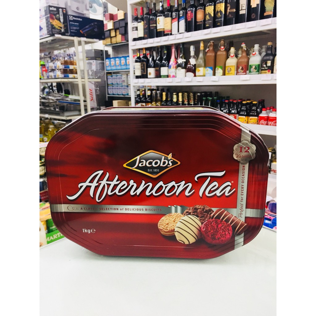 Bánh Afternoon Tea 1kg hộp sắt nhập Anh quốc